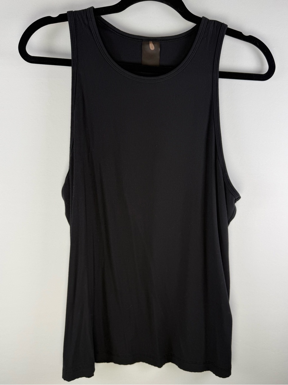 CALIA Women’s Ribbed Tank Top, Color: Black, Size: XL